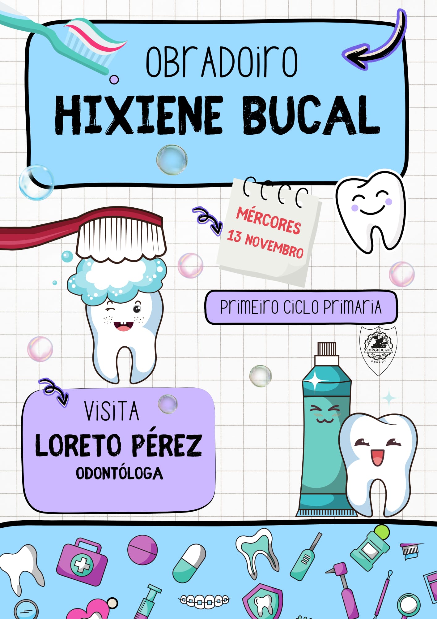 Saúde bucodental no Colexio Jorge Juan