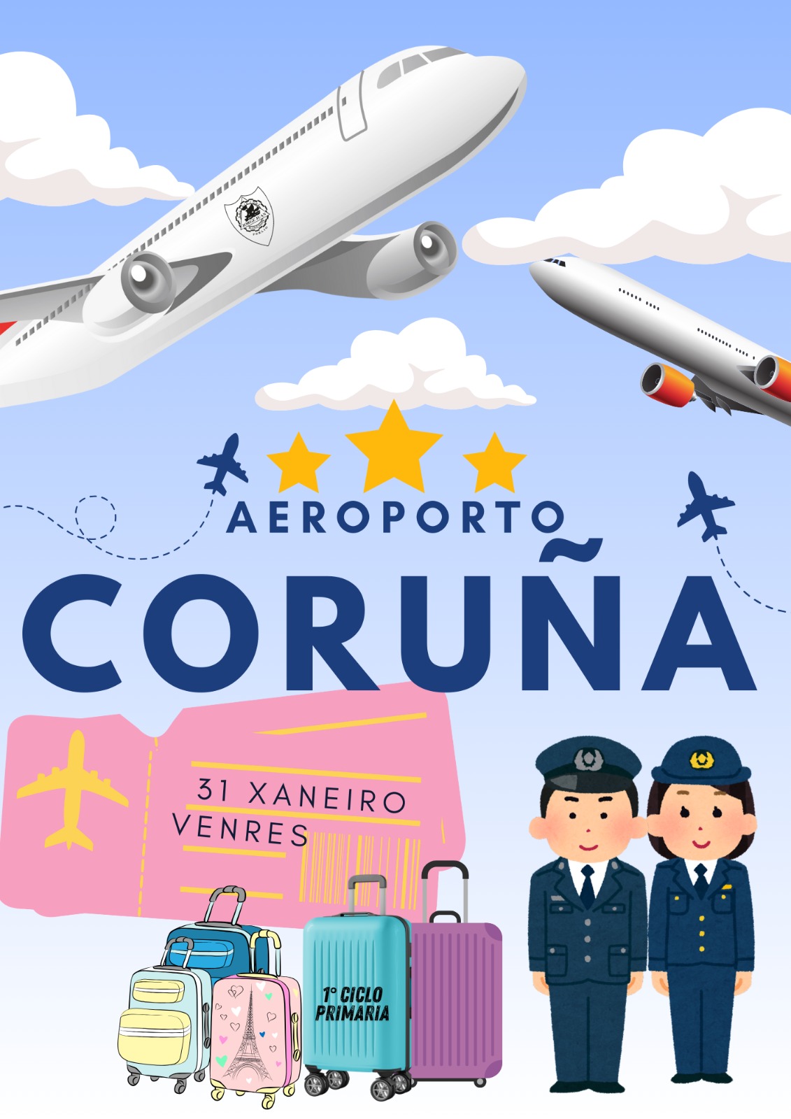 Visita ao Aeroporto da Coruña